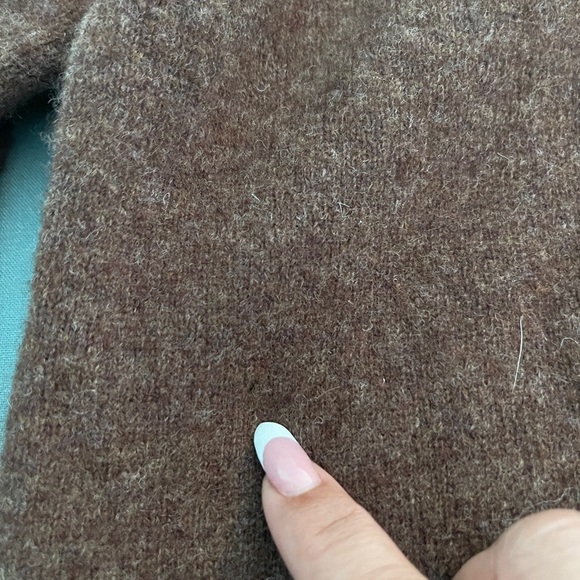 Ralph Lauren Lambswool V-Neck Sweater Men’s Large Brown Academia Preppy - Picture 8 of 9